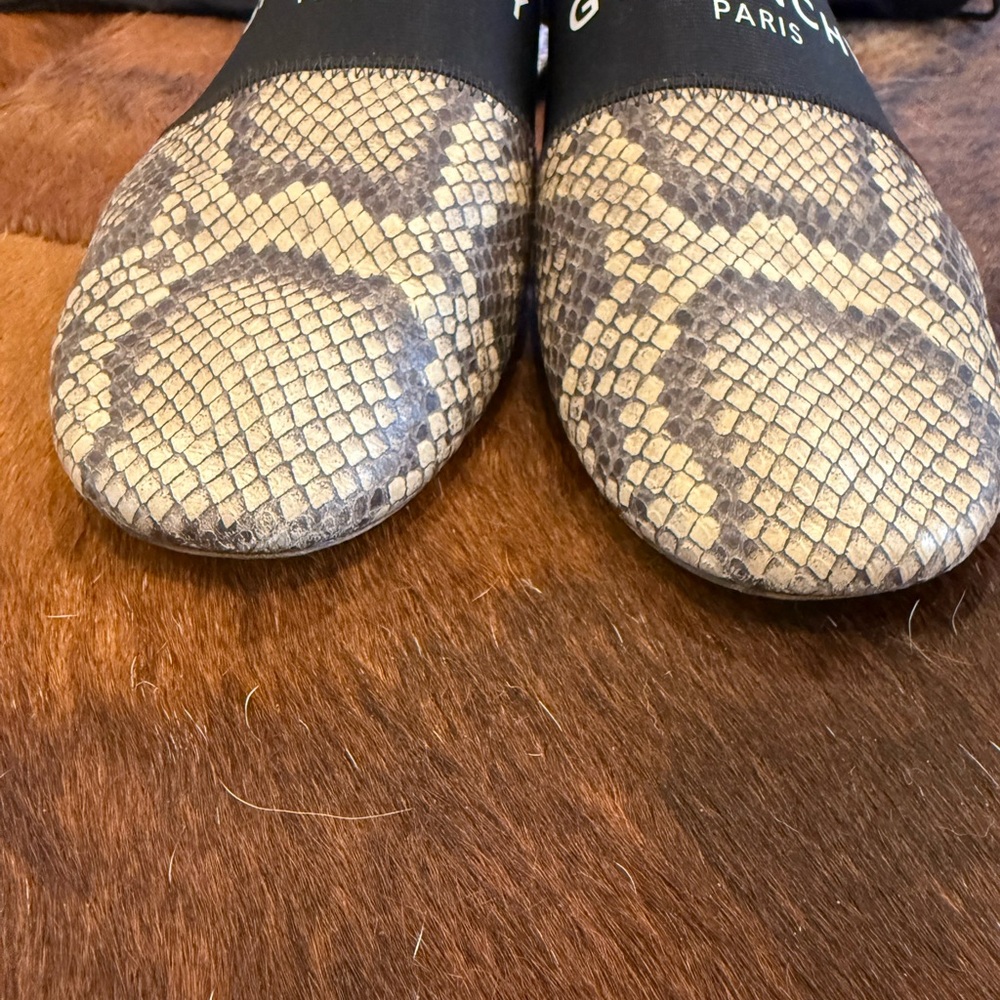 Givenchy Python Embossed Leather Bedford Mules - image 4